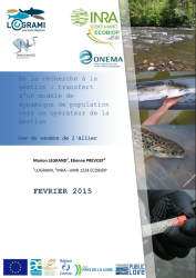 Icon of De la recherche à la  gestion : transfert  d'un modèle de  dynamique de population  vers un opérateur de la  gestion - Cas du saumon de l'Allier (Année 2014)