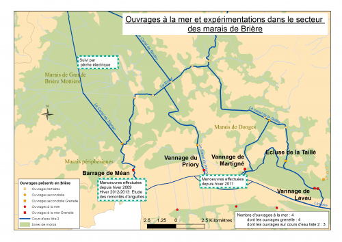 Ouvrages estuariens des marais de Brière