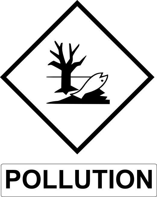 panneau pollution
