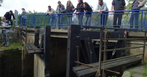 Ouverture porte à flots sur les marais nord Loire