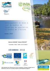 Développement et mise à jour du modèle de dynamique de population du saumon de l’Allier - Année 2015